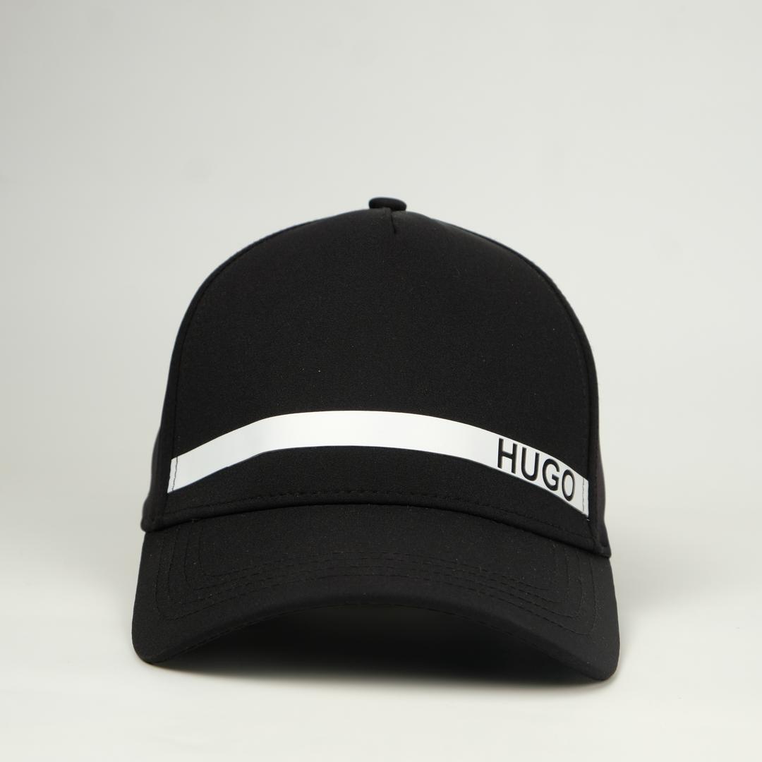 Casquette HUGO Noir Blanc-Qualité supérieure