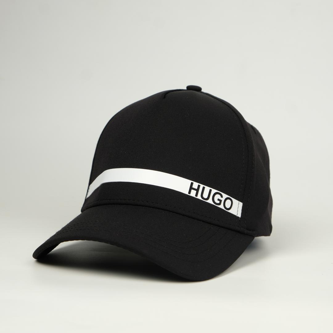 Casquette HUGO Noir Blanc-Qualité supérieure