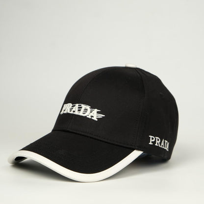 Casquette PRADA 2 Noir Blanc-Qualité supérieure