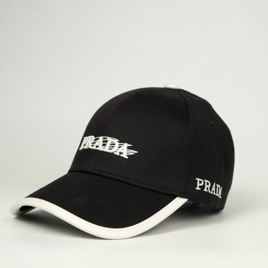 Casquette PRADA 2 Noir Blanc-Qualité supérieure