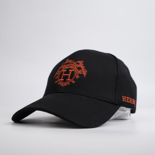 Casquette Hermes2 Noir -Qualité supérieure